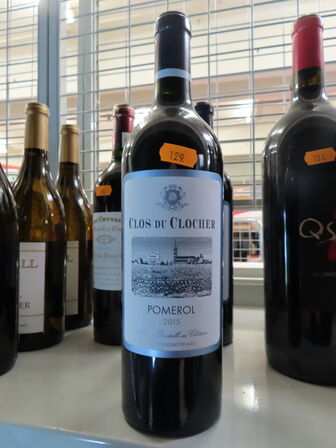 1 fl. rødvin, CLOS DU CLOCHER POMEROL 2015