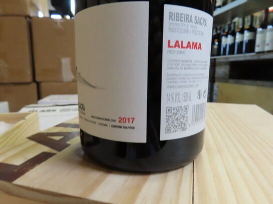3 fl. rødvin, LALAMA 2017, Dominio do Bibei, Ribeiro, Galicia - 1,5L Magnum