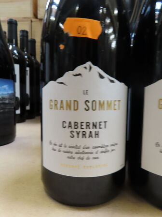 6 fl. rødvin, LE GRAND SOMMET CABERNET SYRAH
