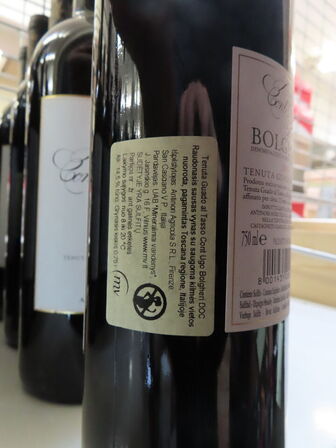 5 fl. rødvin, CONT UGO 2013, Antinori Tenuta Guado al Tasso Bolgheri Superiore
