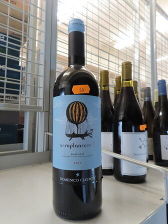 1 fl. rødvin, AEROPLANSERVEJ BAROLO 2011, Domenico Clerico Servaj Serralunga