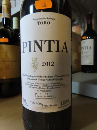 1 fl. rødvin, PINTIA 2012, Vega Sicilia, Toro, Spain - 1,5L Magnum