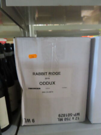 12 fl. rødvin, RABBIT RIDGE PASO ROBLES ODDUX 2019