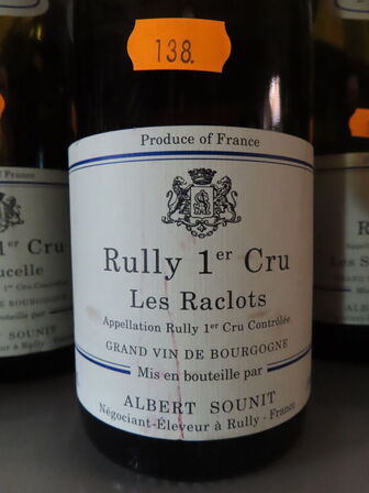 3 fl. hvidvin, RULLY 1er CRU LA PUCELLE 2016, Maison Albert Sounit 