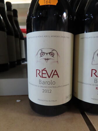 6 fl. rødvin, RÉVA BAROLO 2012, Piemonte, Italien