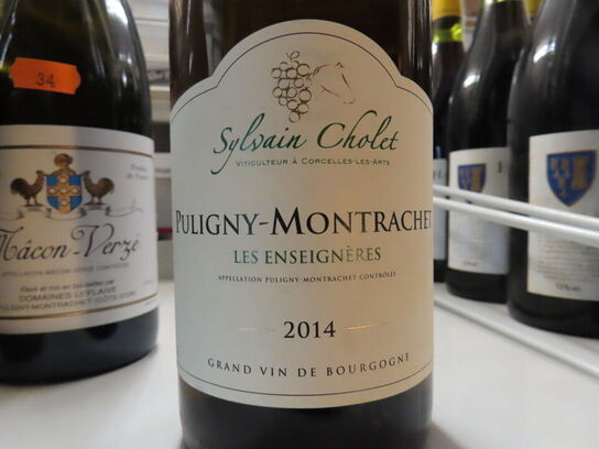 1 fl. hvidvin, PULIGNY-MONTRACHET Les Enseignères 2014, Sylvain Cholet 