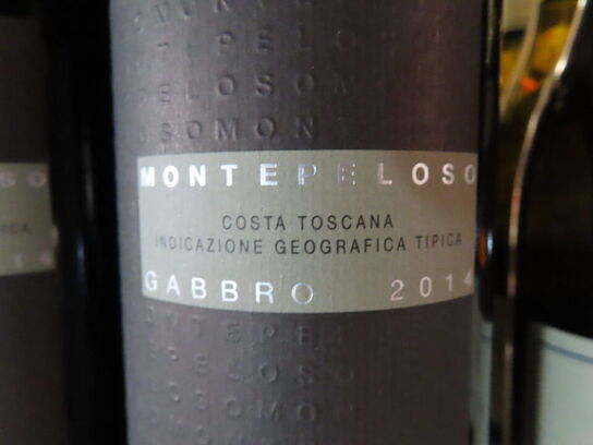 4 fl. rødvin, MONTEPELOSO GABBRO 2014, Maremma Toscana IGT