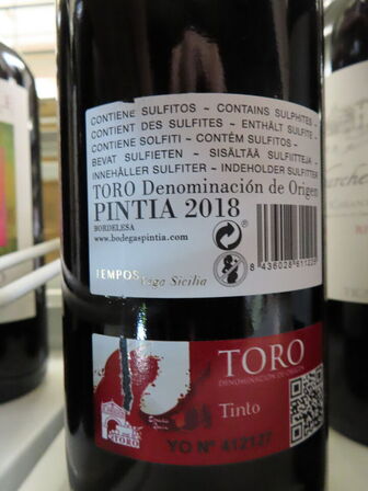 2 fl. rødvin, PINTIA 2018 ,TEMPOS Vega Sicilia, Toro, Spain