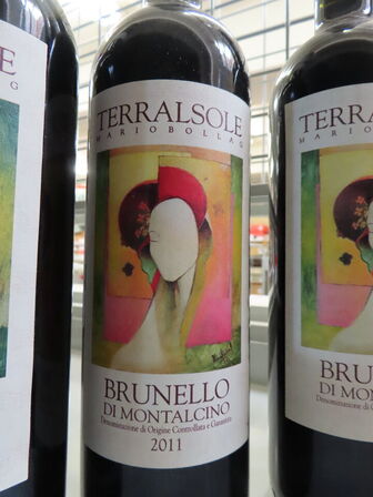 6 fl. rødvin, TERRALSOLE BRUNELLO DE MONTALCINO, 6 årgange fra 2008-2013 