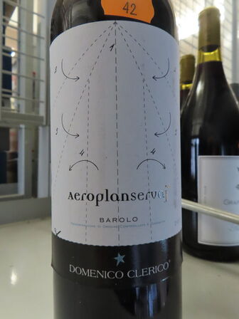 1 fl. rødvin, AEROPLANSERVEJ BAROLO 2011, Domenico Clerico Servaj Serralunga