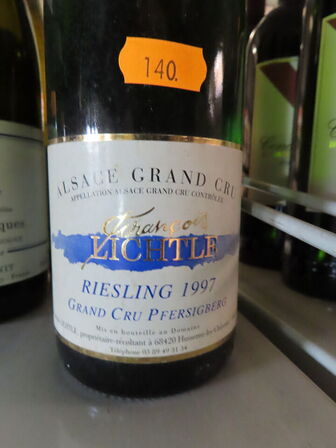 3 fl. hvidvin, FRANCOIS LICHTLE RIESLING 1997, Alsace Grand Cru 'Pfersigberg'