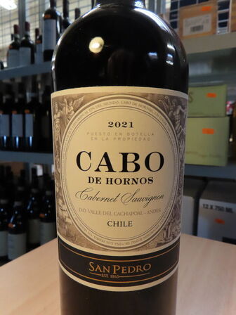 1 fl. rødvin, CABO DE HORNOS 2021, San Pedro Cabo de Hornos Cabernet Sauvignon