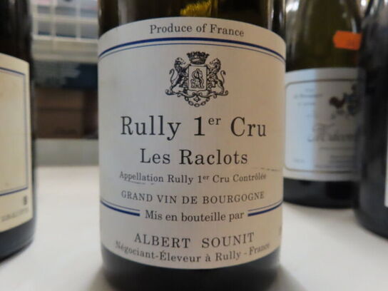 1 fl. hvidvin, RULLY 1er CRU LES RACLOTS 2016, Maison Albert Sounit 