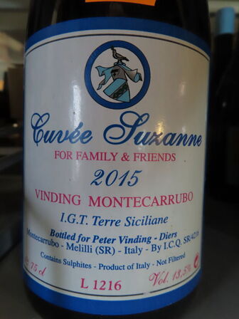 5 fl. rødvin, VIGNOLO VINDING MONTECARRUBO 2015,I.G.T. Terre Siciliane