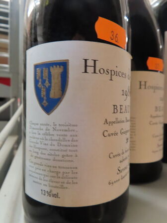 4 fl. rødvin, HOSPICES DE BEAUNE 1986