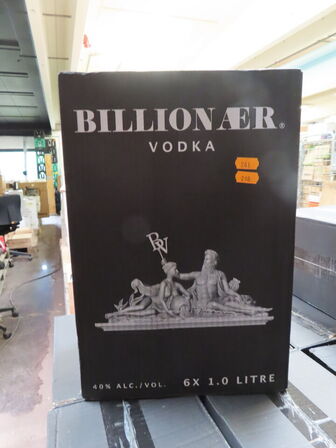6 x 1.0L vodka, BILLIONÆR PREMIUM