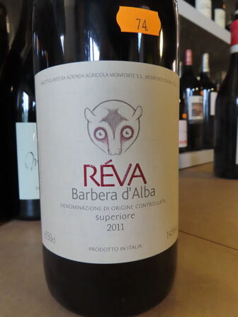 1 fl. rødvin, RÉVA BABERA D'ALBA SUPERIORE 2011  - 1,5L Magnum