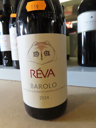1 fl. rødvin, RÉVA BAROLO 2014, Piemonte, Italien