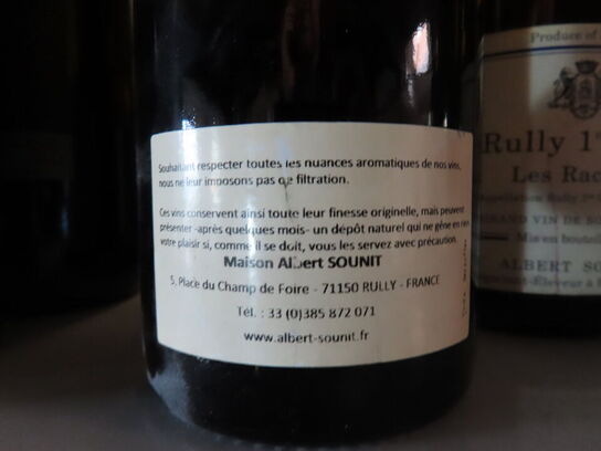 3 fl. hvidvin, RULLY 1er CRU LA PUCELLE 2017, Maison Albert Sounit 