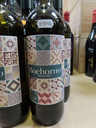 6 fl. hvidvin, BOCHORNO BLANCO 2023