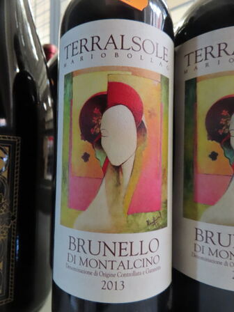 6 fl. rødvin, TERRALSOLE BRUNELLO DE MONTALCINO, 6 årgange fra 2008-2013 