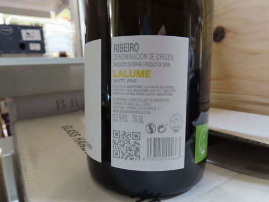 6 fl. hvidvin, LALUME 2018, Dominio do Bibei, Ribeiro, Galicia