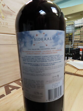 6 fl. rødvin, SIDERAL 2021, Vina San Pedro, Cachapoal Valley, Chile