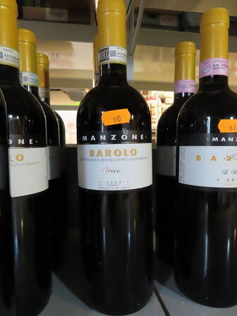 3 fl. rødvin, MANZONE BAROLO DOCG BRICAT 2009