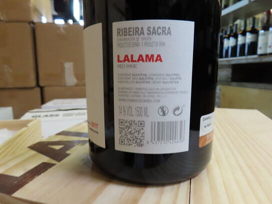 3 fl. rødvin, LALAMA 2017, Dominio do Bibei, Ribeiro, Galicia - 1,5L Magnum