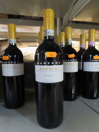 4 fl. rødvin, MANZONE BAROLO DOCG BRICAT 2012