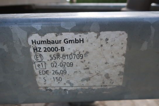 Trailer HUMBAUR 305121