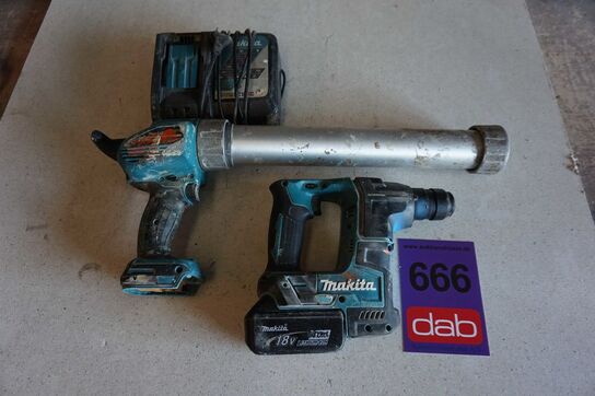 Makita Slagboremaskine og fugepistol