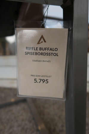 Spisebordsstol Riffle Buffalo