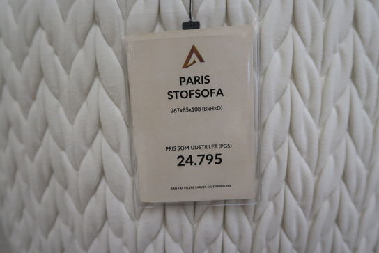 Stofsofa TOP-LINE Paris