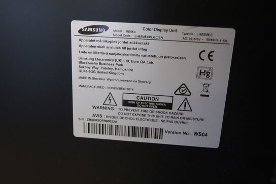 Led Fladskærm SAMSUNG ME55C