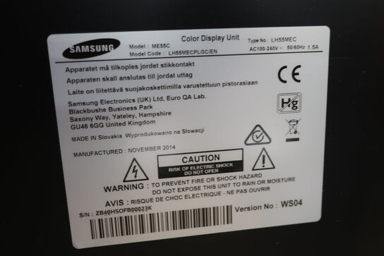 Led Fladskærm SAMSUNG ME55C