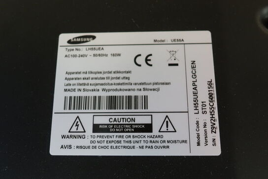 Led Fladskærm SAMSUNG LH55UEA