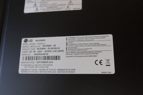 Led Fladskærm LG 55LE550N