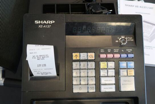 Kasseapparat, Sharp XE-A137