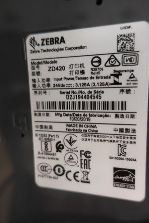 Labelprinter ZEBRA ZD420