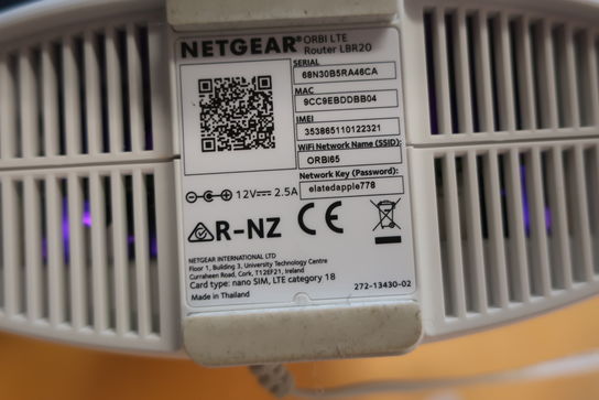 4G router NETGEAR Orbi LTE