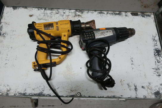 2 stk. varmepistoler DEWALT & STEINEL