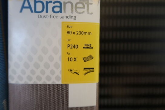 4 pk. Mirka ABRANET 80x230mm Grip K240 10 pcs