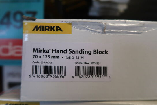 3 stk. ass. Mirka Hand Sanding block