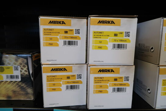 4 pk. Mikra Autonet 70x198mm P80 50 stk. i hver kasse