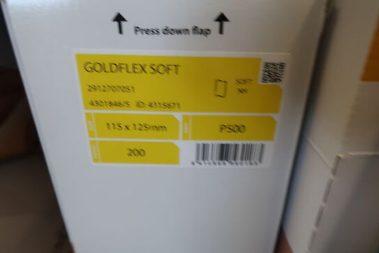 2 pk. Mikra Gold Soft 115x125mm P500 - 200 stk. i hver kasse