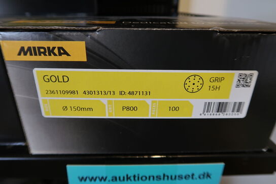 Mikra Gold 150mm grip 15 huller P800 - 100 stk. i hver kasse