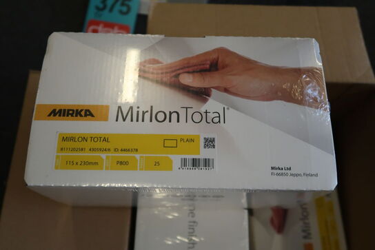 4 ks. Mirka Mirlon Total sandfiber 115x230mm P800 25pcs