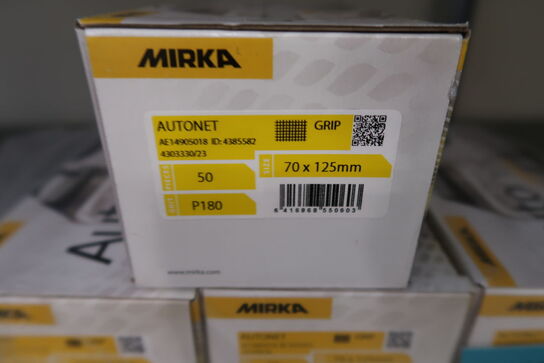 8 pk. Mikra Autonet 70x125mm P180 50 stk. i hver kasse