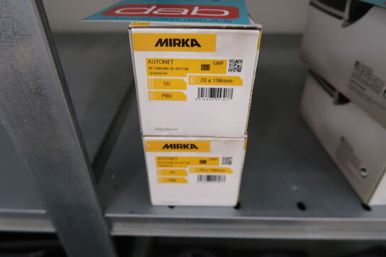 2 pk. Mikra Autonet 70x198mm P80 50 stk. i hver kasse